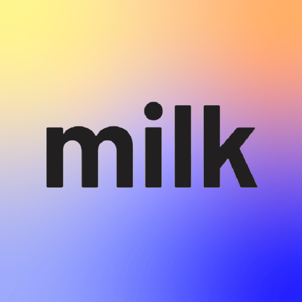 milk label