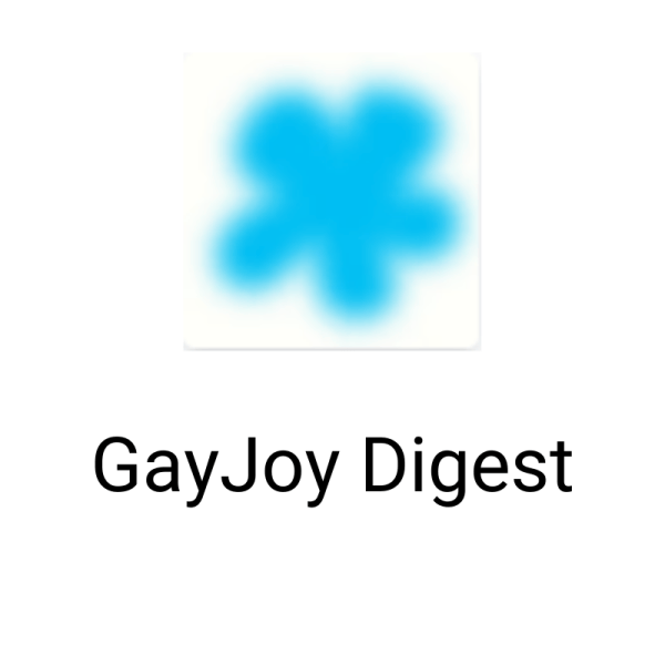 blue blurred flower GayJoy Digest